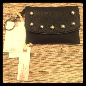 Jessica Simpson Black Elisha Mini Wallet